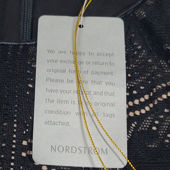 Dress the Population Evan long sleeve mesh size 1XL Black dress formal party - Picture 7 of 9